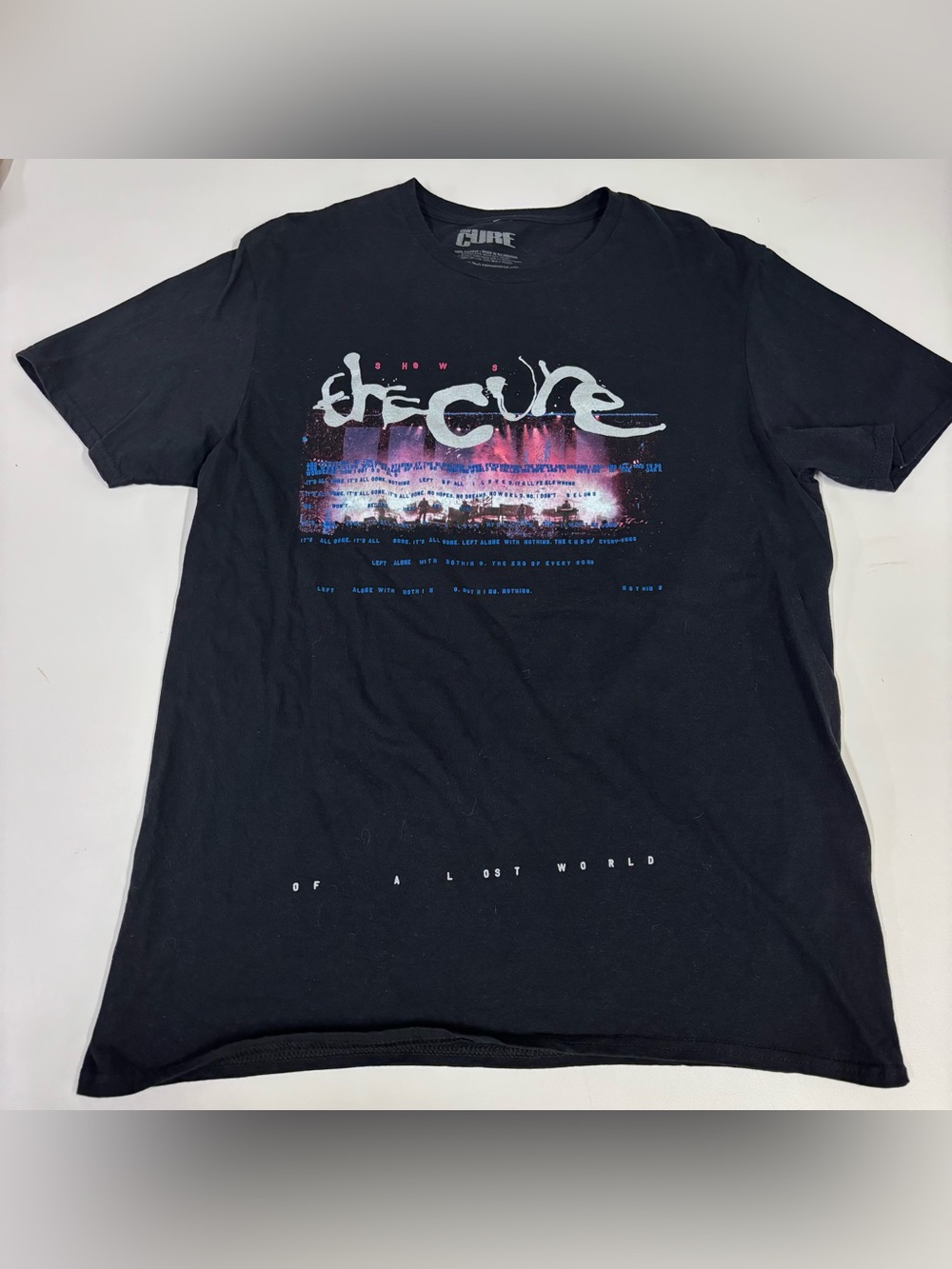 The Cure "Of a Lost World" Short Sleeve Graphic Tee - Black